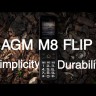 Мобильный телефон AGM M8 Flip (+Station) 48/128Мб Black